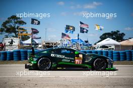 Satoshi Hoshino (JPN) / Casper Stevenson (GBR) / Tomonobu Fujii (JPN) #777 D' Station Racing Aston Martin Vantage AMR, 17.03.2023. FIA World Endurance Championship, Round 1, 1000 Miles of Sebring, Sebring, Florida, USA.