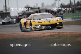 Ben Keating (USA) / Nicolas Varrone (ARG) / Nicky Catsburg (NLD) #33 Corvette Racing Chevrolet Corvette C8.R. 16.03.2023. FIA World Endurance Championship, Round 1, 1000 Miles of Sebring, Sebring, Florida, USA.