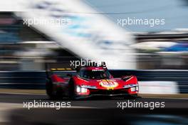 James Calado (GBR) / Alessandro Pier Guidi (ITA) / Antonio Giovinazzi (ITA) #51 AF Corse Ferrari 499P. 17.03.2023. FIA World Endurance Championship, Round 1, 1000 Miles of Sebring, Sebring, Florida, USA.
