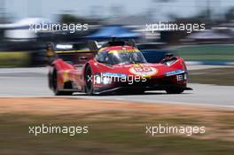 Antonio Fuoco (ITA) / Miguel Molina (ESP) / Nicklas Nielsen (DEN) #50 Ferrari AF Corse, Ferrari 499P. 17.03.2023. FIA World Endurance Championship, Round 1, 1000 Miles of Sebring, Sebring, Florida, USA.