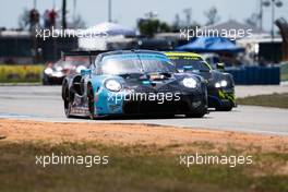 Christian Ried (GER) / Mikkel Pedersen (DEN) / Julien Andlauer (FRA) #77 Dempsey-Proton Racing, Porsche 911 RSR - 19. 17.03.2023. FIA World Endurance Championship, Round 1, 1000 Miles of Sebring, Sebring, Florida, USA.