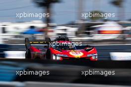 James Calado (GBR) / Alessandro Pier Guidi (ITA) / Antonio Giovinazzi (ITA) #51 AF Corse Ferrari 499P. 16.03.2023. FIA World Endurance Championship, Round 1, 1000 Miles of Sebring, Sebring, Florida, USA.