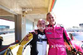 (L to R): Ben Keating (USA) #33 Corvette Racing with Sarah Bovy (BEL) #85 Iron Dames. 15.04.2023. FIA World Endurance Championship, Round 2, Six Hours of Portimao. Portimao, Portugal.