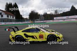 Claudio Schiavoni (ITA) / Matteo Cressoni (ITA) / Alessio Picariello (ITA) #60 Iron Lynx Porsche 911 RSR - 19. 29.04.2023. FIA World Endurance Championship, Rd 3, Six Hours of Spa, Spa Francorchamps, Belgium.