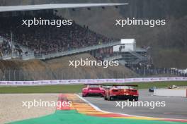 Diego Alessi (ITA) / Stefano Costantini (ITA) / Ulysse de Pauw (BEL) #21 AF Corse Ferrari 488 GTE EVO. 29.04.2023. FIA World Endurance Championship, Rd 3, Six Hours of Spa, Spa Francorchamps, Belgium.