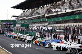 A historic line up of cars at the Centenary Parade. 09.06.2023. FIA World Endurance Championship, Le Mans 24 Hours Parades, Le Mans, France, Friday.