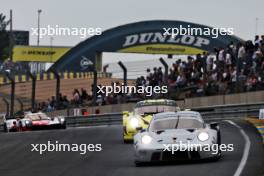 Michael Fassbender (IRE) / Martin Rump (EST) / Richard Lietz (AUT) #911 Proton Competition Porsche 911 RSR - 19. 11.06.2023. FIA World Endurance Championship, Le Mans 24 Hours Race, Le Mans, France, Sunday.