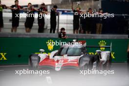 Alex Wurz (AUT) and Kazuki Nakajima (JPN) representing Audi at the Centenary Parade. 09.06.2023. FIA World Endurance Championship, Le Mans 24 Hours Parades, Le Mans, France, Friday.