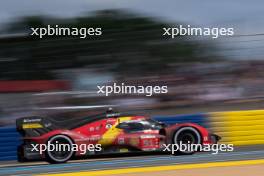 James Calado (GBR) / Alessandro Pier Guidi (ITA) / Antonio Giovinazzi (ITA) #51 AF Corse Ferrari 499P. 11.06.2023. FIA World Endurance Championship, Le Mans 24 Hours Race, Le Mans, France, Sunday.