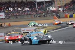 Christian Ried (GER) / Mikkel Pedersen (DEN) / Julien Andlauer (FRA) #77 Dempsey-Proton Racing, Porsche 911 RSR - 19. 10.06.2023. FIA World Endurance Championship, Le Mans 24 Hours Race, Le Mans, France, Saturday.