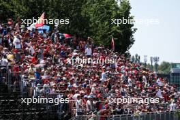 Circuit atmosphere - fans in the grandstand. 09.07.2023. FIA World Endurance Championship, Rd 5, Six Hours Of Monza, Monza, Italy.