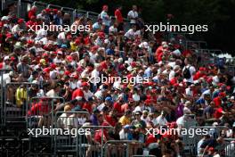 Circuit atmosphere - fans in the grandstand. 08.07.2023. FIA World Endurance Championship, Rd 5, Six Hours Of Monza, Monza, Italy.