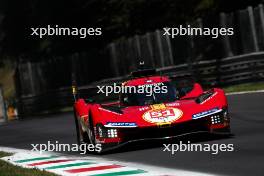 James Calado (GBR) / Alessandro Pier Guidi (ITA) / Antonio Giovinazzi (ITA) #51 AF Corse Ferrari 499P. 09.07.2023. FIA World Endurance Championship, Rd 5, Six Hours Of Monza, Monza, Italy.