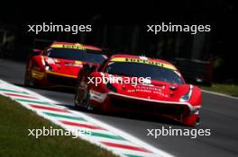 Luis Perez Companc (ARG) / Lilou Wadoux (FRA) / Alessio Rovera (ITA) #83 Richard Mille AF Corse Ferrari 488 GTE EVO. 07.07.2023. FIA World Endurance Championship, Rd 5, Six Hours Of Monza, Monza, Italy.