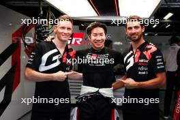 (L to R): Mike Conway (GBR) / Kamui Kobayashi (JPN) / Jose Maria Lopez (ARG) celebrate pole position for the #07 Toyota Gazoo Racing Toyota GR010 Hybrid. 08.07.2023. FIA World Endurance Championship, Rd 5, Six Hours Of Monza, Monza, Italy.