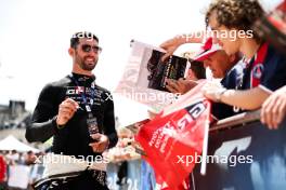 Jose Maria Lopez (ARG) Toyota Gazoo Racing with fans. 02-04.06.2023. FIA World Endurance Championship, Le Mans Test, Le Mans, France.