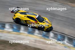 Ben Keating (USA) / Nicolas Varrone (ARG) / Nicky Catsburg (NLD) #33 Corvette Racing Chevrolet Corvette C8.R. 11.03.2023. FIA World Endurance Championship, Prologue, Sebring, Florida, USA.