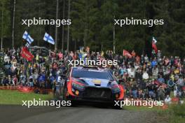 11, Thierry Neuville Martijn Wydaeghe, Hyundai Shell Mobis World Rally Team, Hyundai i20 N Rally1 HYBRID.  03-06.08.2023. FIA World Rally Championship, Rd 9, WRC Rally Finland, Jyvaskyla, Finland