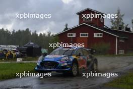 7, Pierre-Louis Loubet, Nicolas Gilsoul, M-Sport Ford World Rally Team, Ford Puma Rally1 HYBRID.  06.08.2023. FIA World Rally Championship, Rd 9, WRC Rally Finland, Jyvaskyla, Finland