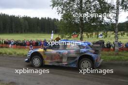 8, Ott Tanak, Martin Jarveoja, M-Sport Ford World Rally Team, Ford Puma Rally1 HYBRID.   03-06.08.2023. FIA World Rally Championship, Rd 9, WRC Rally Finland, Jyvaskyla, Finland