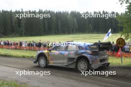 7, Pierre-Louis Loubet, Nicolas Gilsoul, M-Sport Ford World Rally Team, Ford Puma Rally1 HYBRID.  03-06.08.2023. FIA World Rally Championship, Rd 9, WRC Rally Finland, Jyvaskyla, Finland