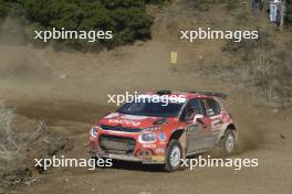 Yohan Rossel (FRA), Arnaud Dunand (FRA) Citroen C3 R5.  07-10.09.2023. FIA World Rally Championship, Rd 10, Acropolis Rally Greece, Lamia, Greece