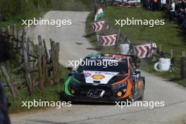 11, Thierry Neuville Martijn Wydaeghe, Hyundai Shell Mobis World Rally Team, Hyundai i20 N Rally1 HYBRID.  20-23.04.2023. FIA World Rally Championship, Rd 4, Croatia Rally, Zagreb, Croatia.  www.xpbimages.com, EMail: requests@xpbimages.com © Copyright: XPB Images