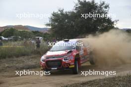Yohan Rossel (FRA) / Arnaud Dunand (FRA) PH Sport Citroen C3 Rally2. 01-04.06.2023. FIA World Rally Championship, Rd 6, Rally Italia Sardegna, Olbia, Sardinia, Italy.