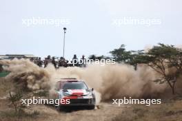 Takamoto Katsuta (JPN) / Aaron Johnston (IRE) Toyota Gazoo Racing WRT, Toyota Yaris Rally1 Hybrid.  2-25.06.2023. FIA World Rally Championship, Rd 7, Safari Rally Kenya, Nairobi, Kenya