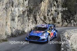 7, Pierre-Louis Loubet, Nicolas Gilsoul, M-Sport Ford World Rally Team, Ford Puma Rally1 HYBRID.  19-22.01.2023. FIA World Rally Championship, Rd 1, Rally Monte Carlo, Monaco, Monte-Carlo.
