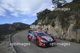 06, Dani Sordo, Carlos del Barrio, Hyundai i20 N Rally1 HYBRID. 19-22.01.2023. FIA World Rally Championship, Rd 1, Rally Monte Carlo, Monaco, Monte-Carlo.