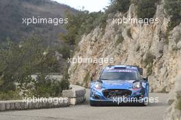 09, Jourdan Serderidis, Frederic Miclotte, Ford Puma Rally1 HYBRID.  19-22.01.2023. FIA World Rally Championship, Rd 1, Rally Monte Carlo, Monaco, Monte-Carlo.