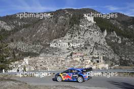 8, Ott Tanak, Martin Jarveoja, M-Sport Ford World Rally Team, Ford Puma Rally1 HYBRID.  19-22.01.2023. FIA World Rally Championship, Rd 1, Rally Monte Carlo, Monaco, Monte-Carlo.