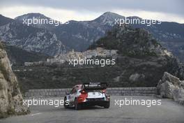 69, Kalle Rovanpera, Jonne Halttunen, Toyota GR Yaris Rally1 HYBRID.  19-22.01.2023. FIA World Rally Championship, Rd 1, Rally Monte Carlo, Monaco, Monte-Carlo.
