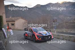 4, Esapekka Lappi, Janne Ferm, Hyundai Shell Mobis World Rally Team, Hyundai i20 N Rally1 HYBRID.  19-22.01.2023. FIA World Rally Championship, Rd 1, Rally Monte Carlo, Monaco, Monte-Carlo.