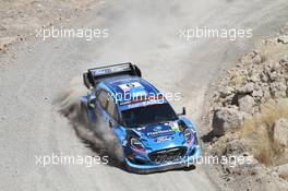 Jourdain Serderidis (GRE) / Fred Miclotte (BEL) M-Sport Ford World Rally Team Ford Puma Rally1 Hybrid. 16-19.03.2023. FIA World Rally Championship, Rd 3, Rally Guanajuato Mexico, Leon, Mexico.  www.xpbimages.com, EMail: requests@xpbimages.com © Copyright: XPB Images