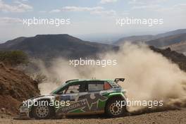 Emil Lindholm (SWE) / Reeta Hamalainen (SWE) Toksport WRT 2 Skoda Farbia RS Rally2. 16-19.03.2023. FIA World Rally Championship, Rd 3, Rally Guanajuato Mexico, Leon, Mexico.  www.xpbimages.com, EMail: requests@xpbimages.com © Copyright: XPB Images
