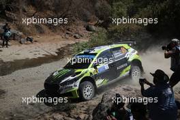 Oliver Solberg (SWE) / Aaron Johnston (IRE) Skoda Dabia RS Rally2. 16-19.03.2023. FIA World Rally Championship, Rd 3, Rally Guanajuato Mexico, Leon, Mexico.  www.xpbimages.com, EMail: requests@xpbimages.com © Copyright: XPB Images