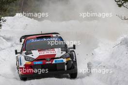 69, Kalle Rovanpera, Jonne Halttunen, Toyota Gazoo Racing WRT, Toyota GR Yaris Rally1 HYBRID.  9-12.02.2023. FIA World Rally Championship, Rd 2, Rally Sweden, Uma, Sweden.