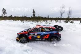 11, Thierry Neuville Martijn Wydaeghe, Hyundai Shell Mobis World Rally Team, Hyundai i20 N Rally1 HYBRID.  9-12.02.2023. FIA World Rally Championship, Rd 2, Rally Sweden, Uma, Sweden.