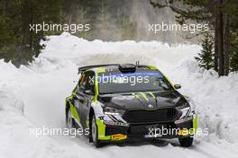 20, Oliver Soldberg, Elliott Edmonson, Skoda RC2 P2, Fabia RS, Rally2 9-12.02.2023. FIA World Rally Championship, Rd 2, Rally Sweden, Uma, Sweden.