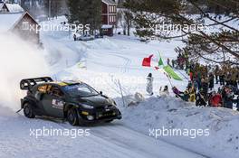 37, Lorenzo Bertelli, Simone Scattolin, Toyota Gazoo Racing WRT, Toyota GR Yaris Rally1 HYBRID.  9-12.02.2023. FIA World Rally Championship, Rd 2, Rally Sweden, Uma, Sweden.