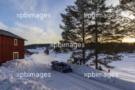 7, Pierre-Louis Loubet, Nicolas Gilsoul, M-Sport Ford World Rally Team, Ford Puma Rally1 HYBRID.  9-12.02.2023. FIA World Rally Championship, Rd 2, Rally Sweden, Uma, Sweden.