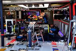 Red Bull Racing RB20 of Max Verstappen (NLD) worked on by mechanics. 22.03.2024. Formula 1 World Championship, Rd 3, Australian Grand Prix, Albert Park, Melbourne, Australia, Practice Day.