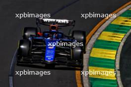 Alexander Albon (THA) Williams Racing FW46. 22.03.2024. Formula 1 World Championship, Rd 3, Australian Grand Prix, Albert Park, Melbourne, Australia, Practice Day.