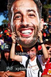 Circuit atmosphere - a young Daniel Ricciardo (AUS) RB fan. 22.03.2024. Formula 1 World Championship, Rd 3, Australian Grand Prix, Albert Park, Melbourne, Australia, Practice Day.