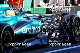 Fernando Alonso (ESP) Aston Martin F1 Team AMR24 with sensor equipment behind the front suspension. 22.03.2024. Formula 1 World Championship, Rd 3, Australian Grand Prix, Albert Park, Melbourne, Australia, Practice Day.
