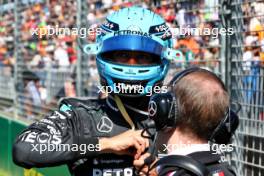 George Russell (GBR) Mercedes AMG F1 on the grid. 24.03.2024. Formula 1 World Championship, Rd 3, Australian Grand Prix, Albert Park, Melbourne, Australia, Race Day.