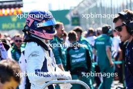 Alexander Albon (THA) Williams Racing on the grid. 24.03.2024. Formula 1 World Championship, Rd 3, Australian Grand Prix, Albert Park, Melbourne, Australia, Race Day.