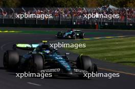 Fernando Alonso (ESP), Aston Martin Racing  24.03.2024. Formula 1 World Championship, Rd 3, Australian Grand Prix, Albert Park, Melbourne, Australia, Race Day.